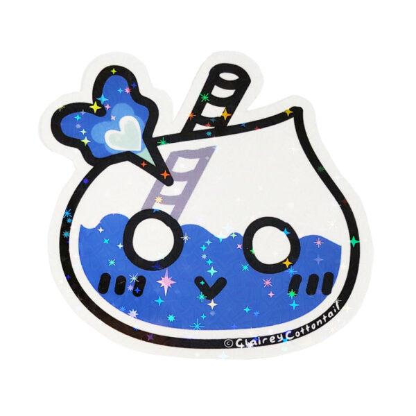 Slime Beverage (Butterfly Pea Tea) Sticker
