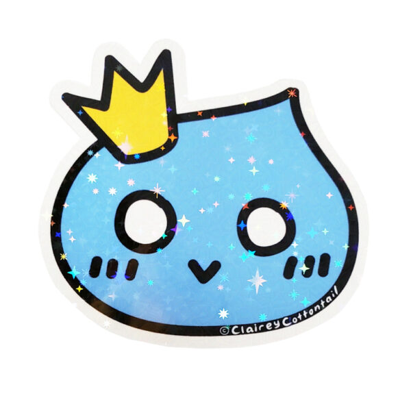 Slime King (Blue) Sticker